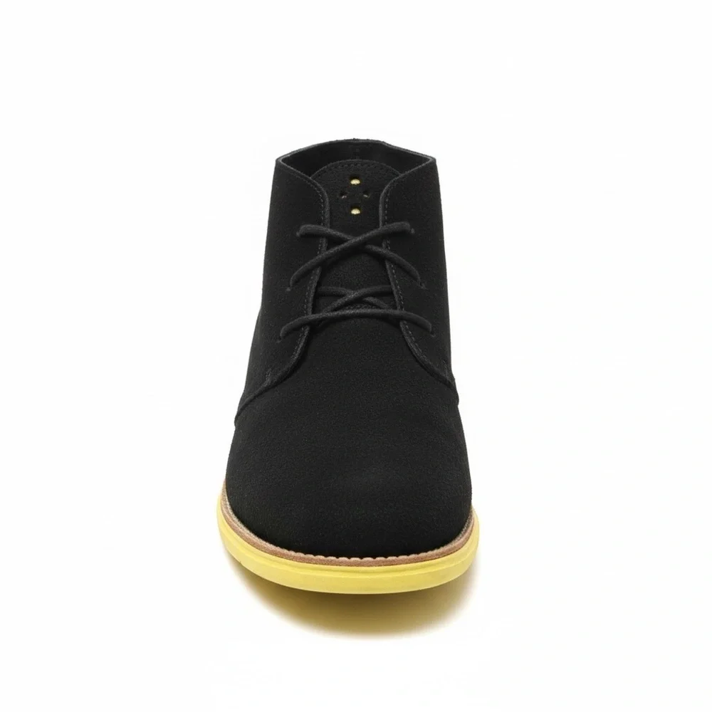 🔥 Cole Haan Lunargrand Suede Chukka Boots – Men’s Size 10 | Iconic Neon Sole